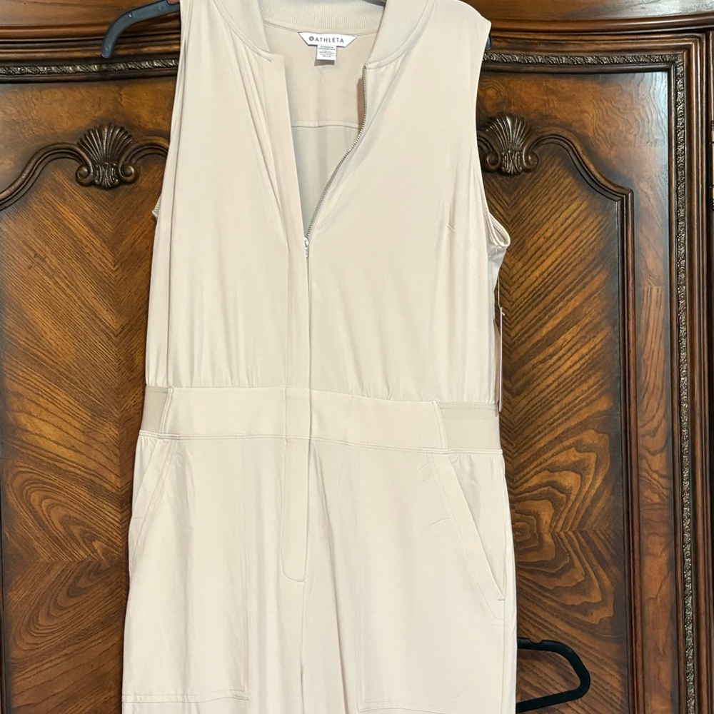Athleta Light Tan Jumpsuit